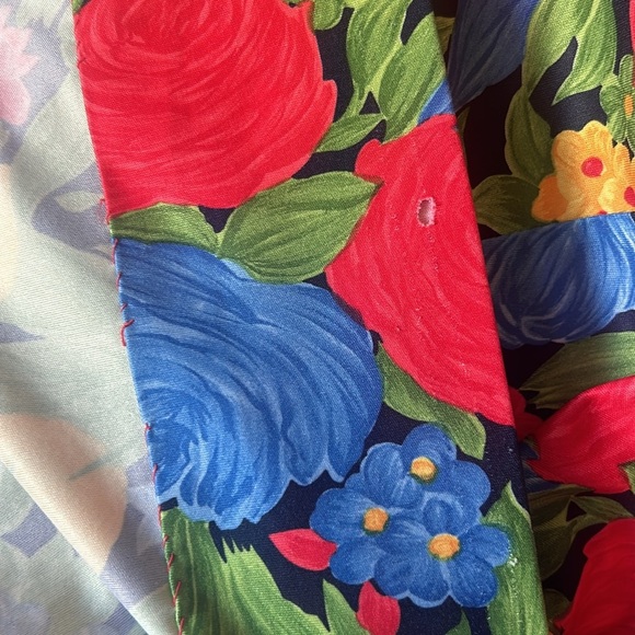 Floral Midi Vintage House Party Dress Anthony Richards women's size M - Picture 11 of 11